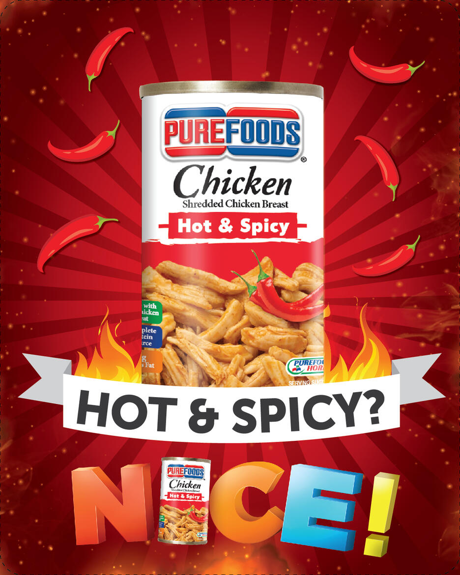 Purefoods Hot & Spicy Wobbler & Shelf Talker