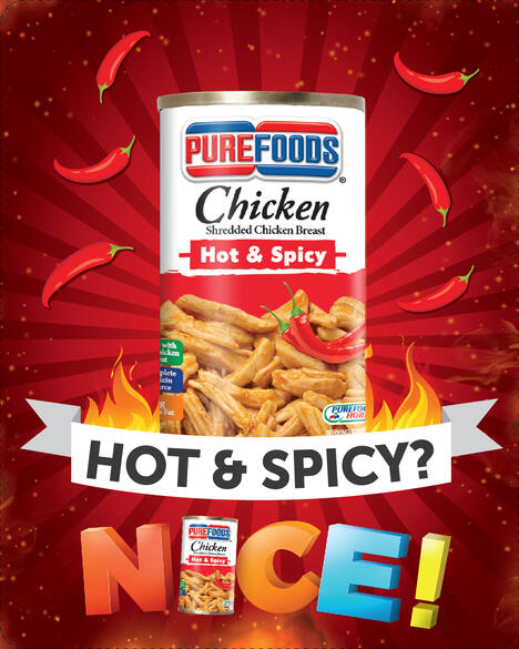 Purefoods Hot & Spicy Wobbler & Shelf Talker