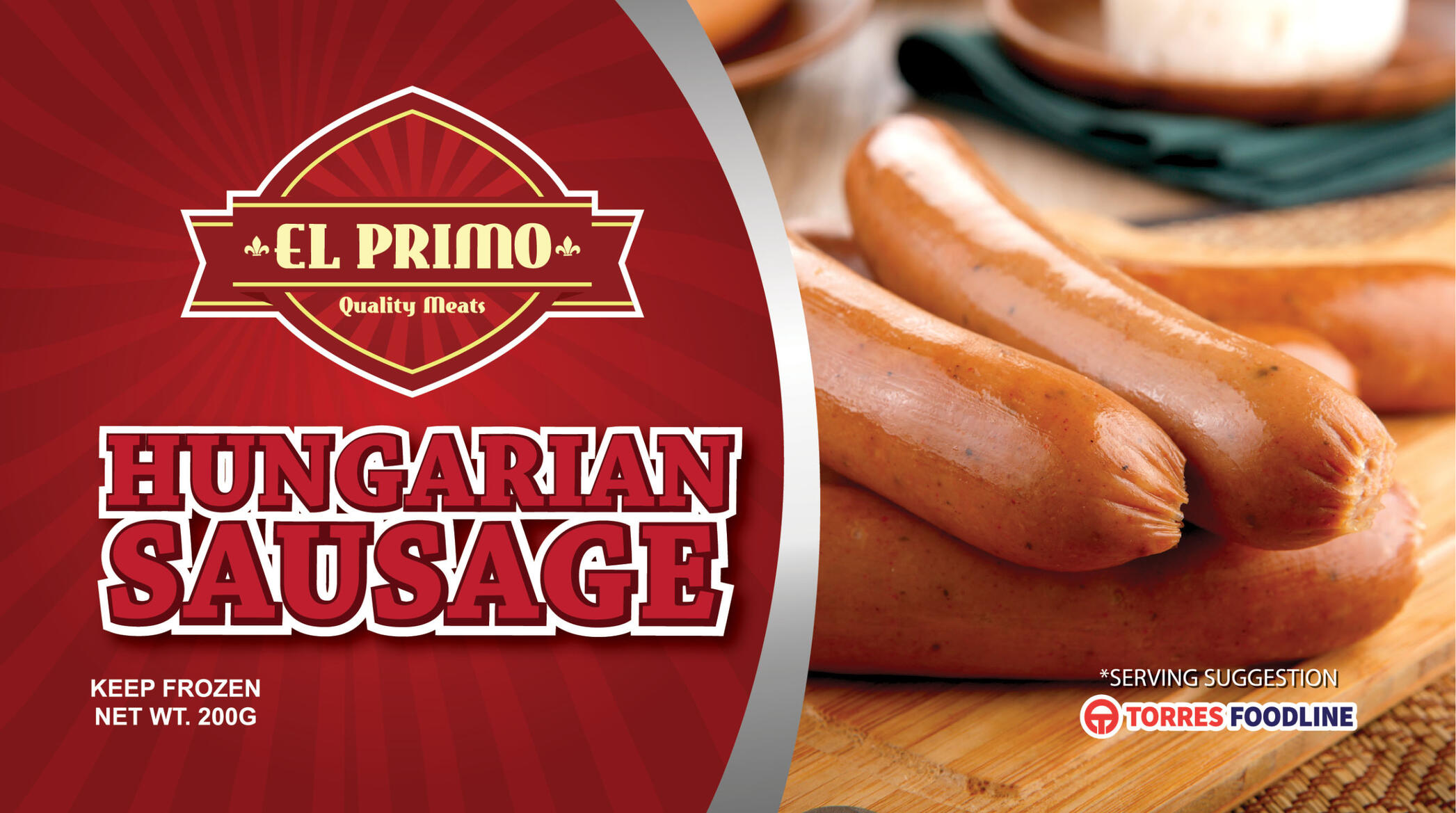 Hungarian Sausage Packaging