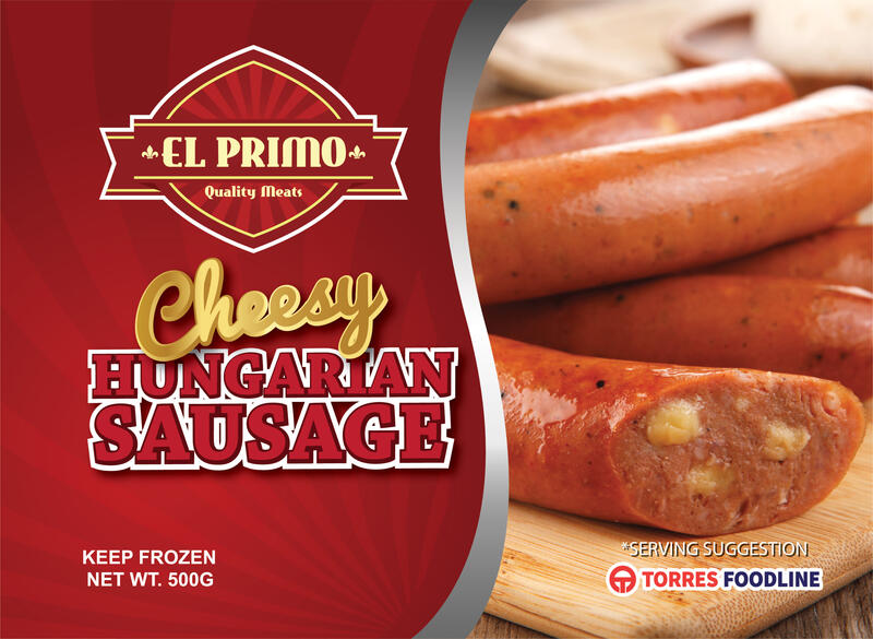 Cheesy Hungarian Sausage Packaging