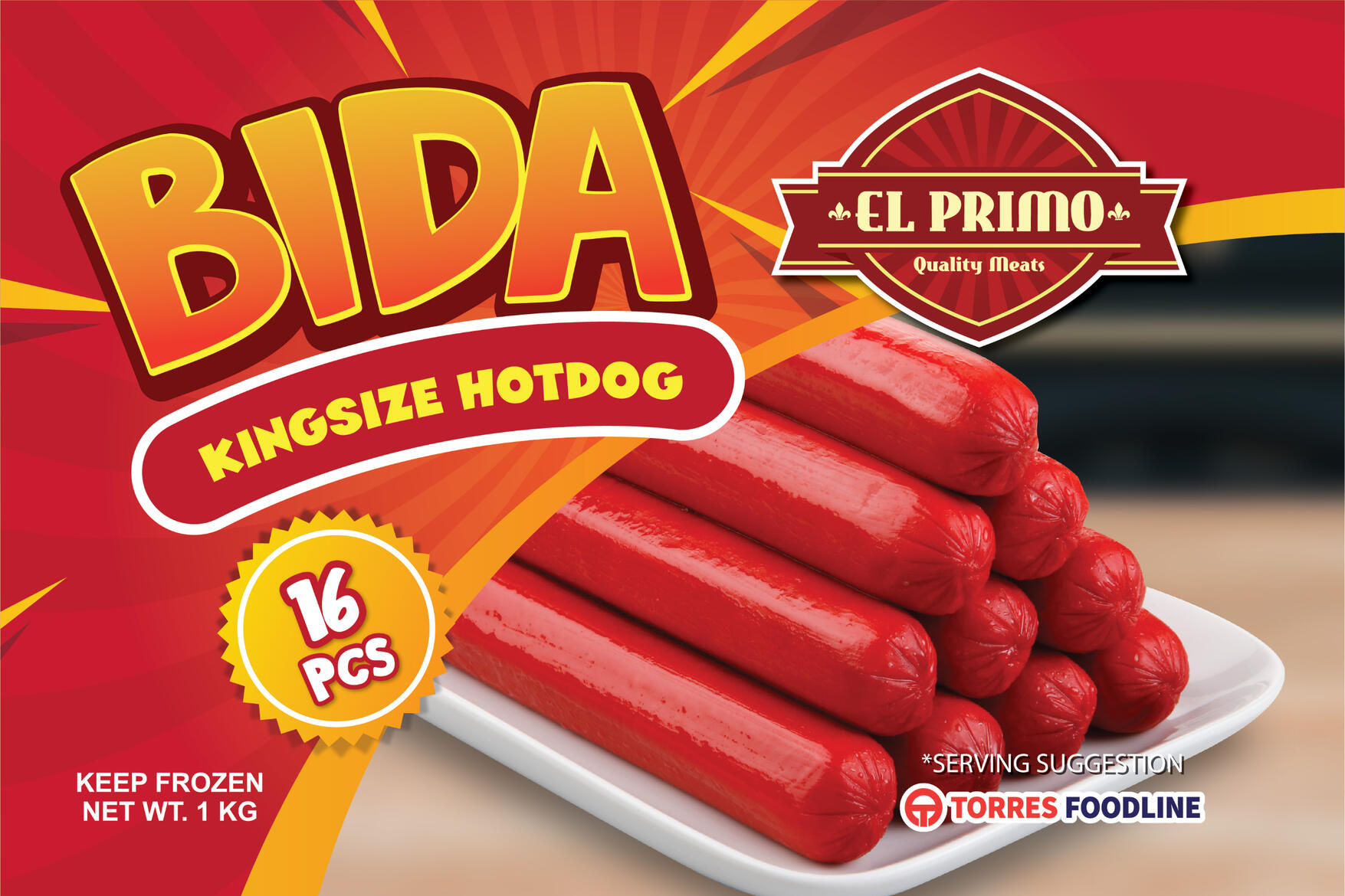 Bida Hotdog Packaging