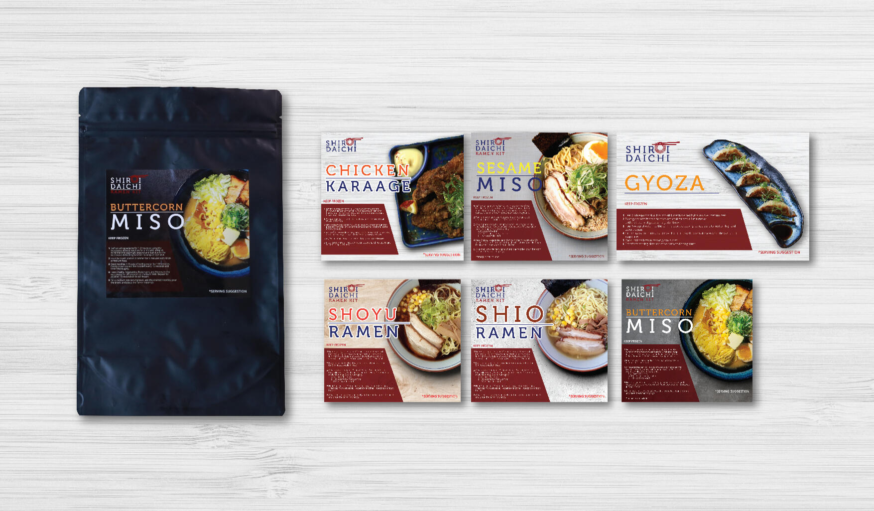 Shiroi Daichi Ramen Kit Frozen food